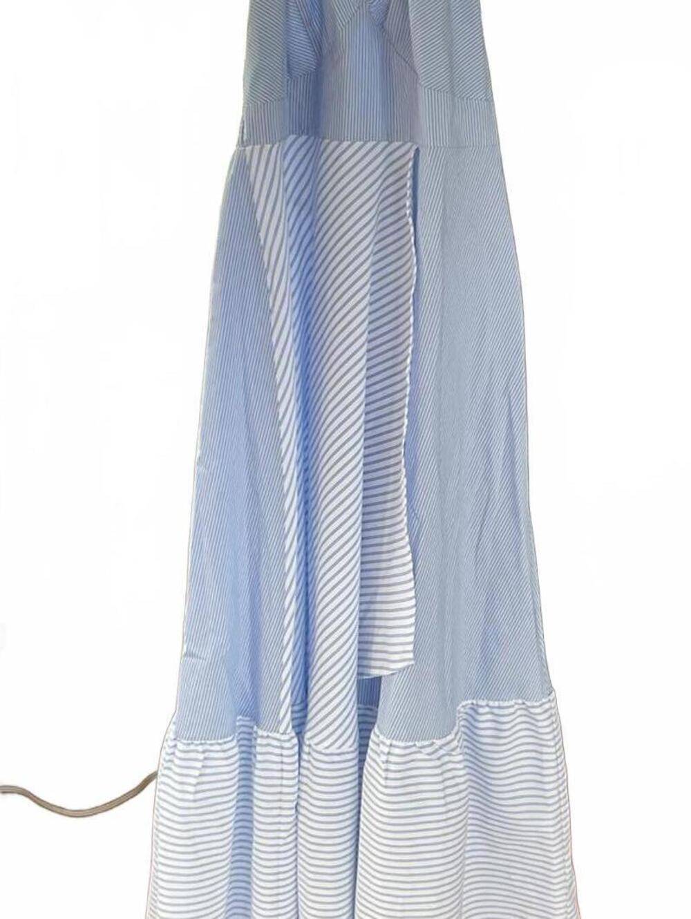 STUNNING & Fkowy NWT Strut & Bolt Mixed Stripe Halter Midi Dress Size Medium